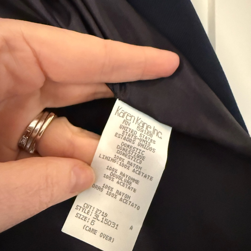 Vintage Deadstock Karen Kane Classic Blue Short Jacket - Picture 7 of 11